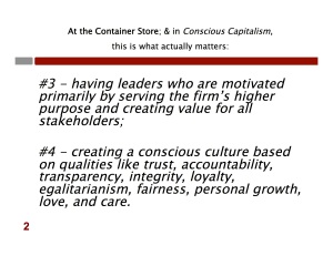 Conscious Capitalism Four Key Tenets 2