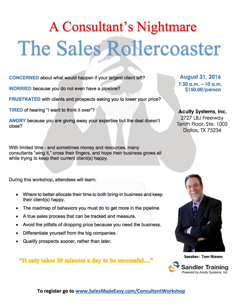 Sales Rollercoaster